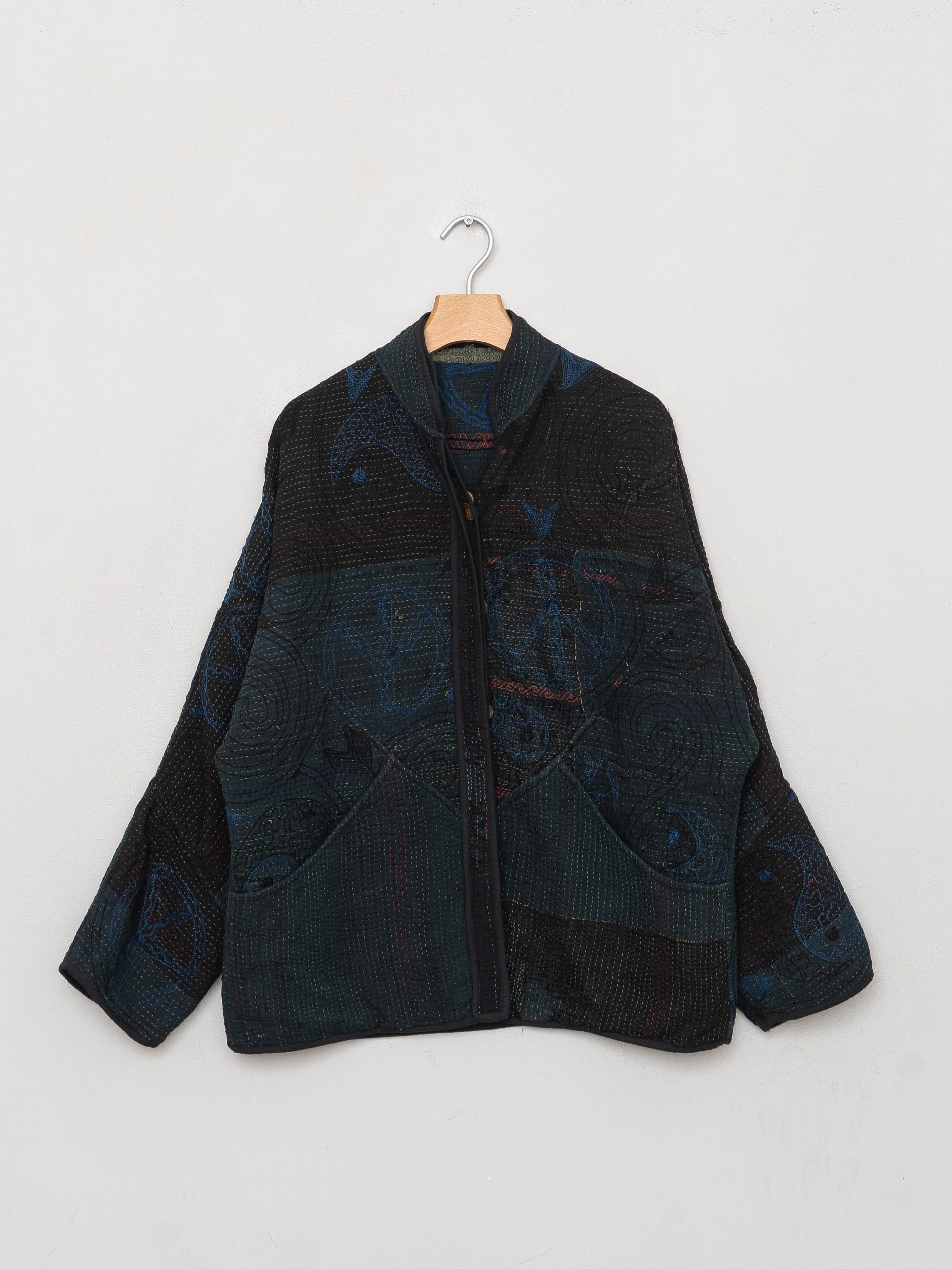 The Ladhiya Suzani Quilted Kantha Jacket