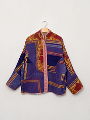 The Ladhiya Quilted Patchwork Kantha Jacket Wholesale