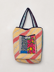 The Xoti II Zero-Waste Quilted Kantha Bag
