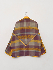 The Ladhiya Quilted Patchwork Kantha Jacket