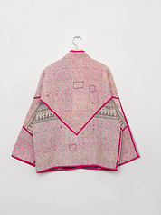 The Ladhiya Quilted Patchwork Kantha Jacket