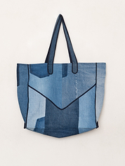 The Pasha Carryall Denim Tote Bag