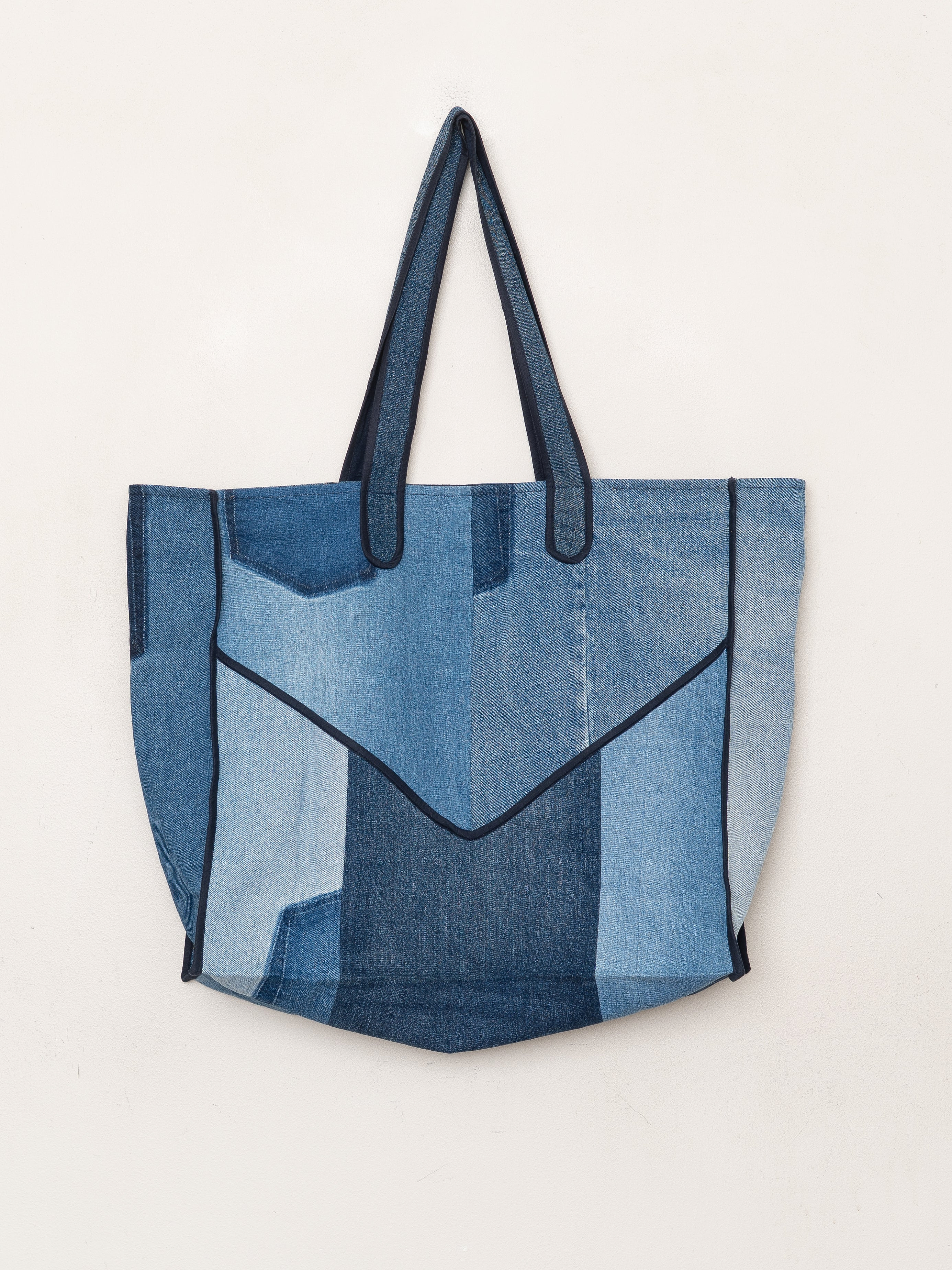 The Pasha Carryall Denim Tote Bag