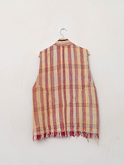 The Ladhiya Quilted Patchwork Kantha Vest