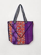 The Raksa Quilted Kantha Bag