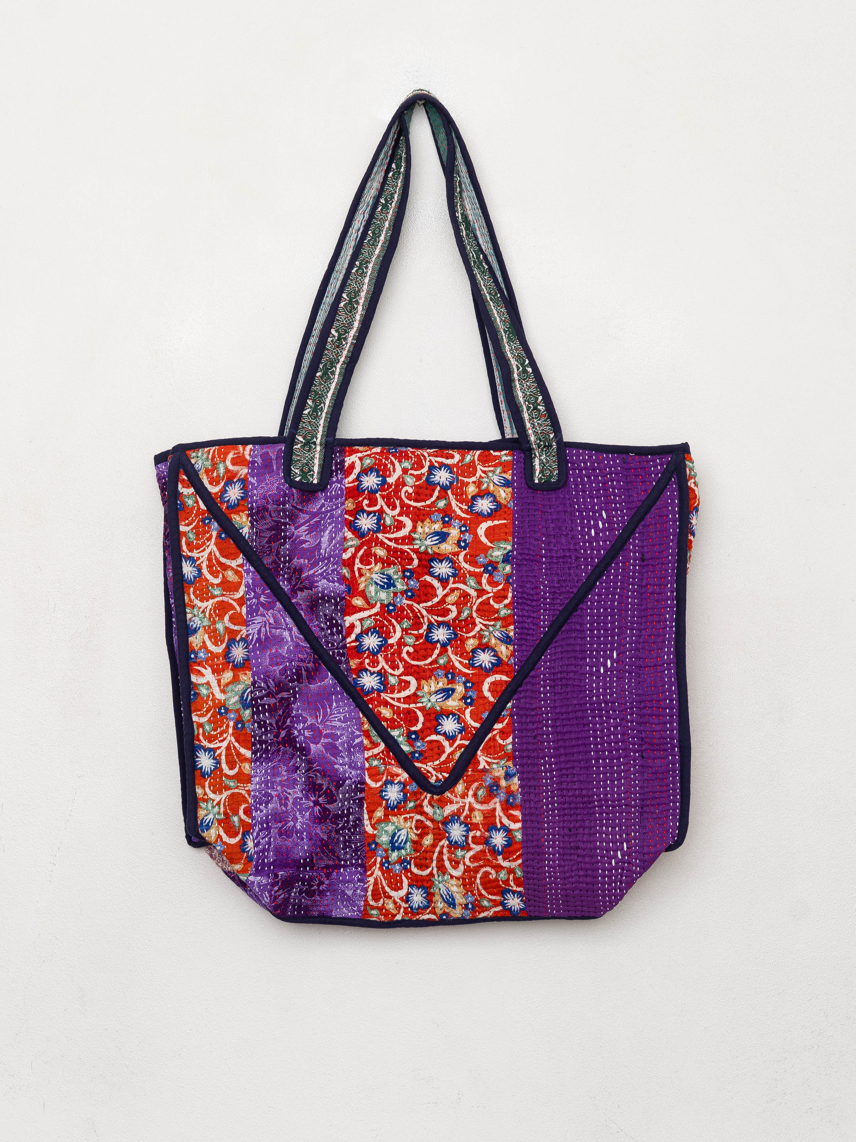 The Raksa Quilted Kantha Bag
