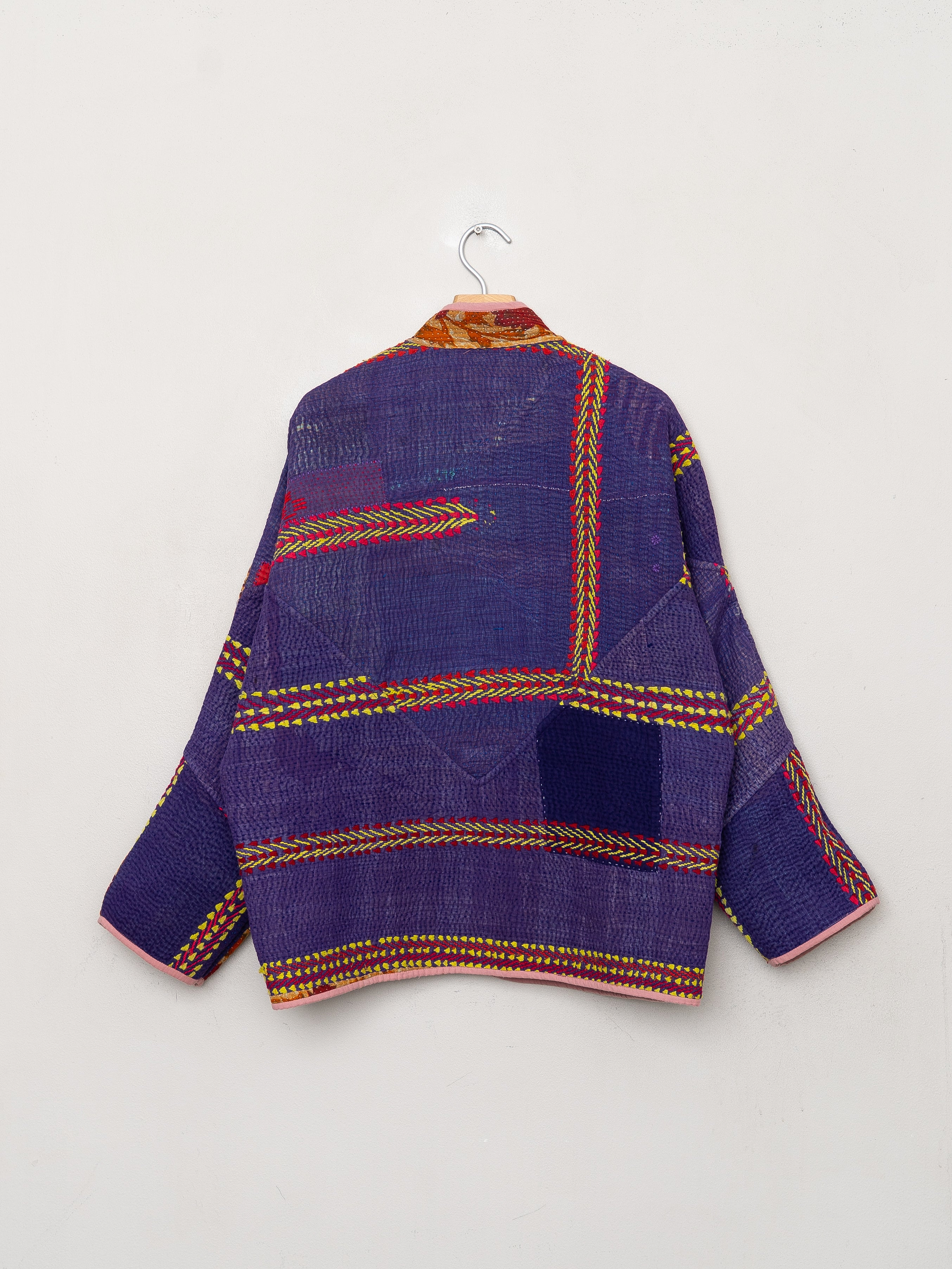 The Ladhiya Quilted Patchwork Kantha Jacket Wholesale