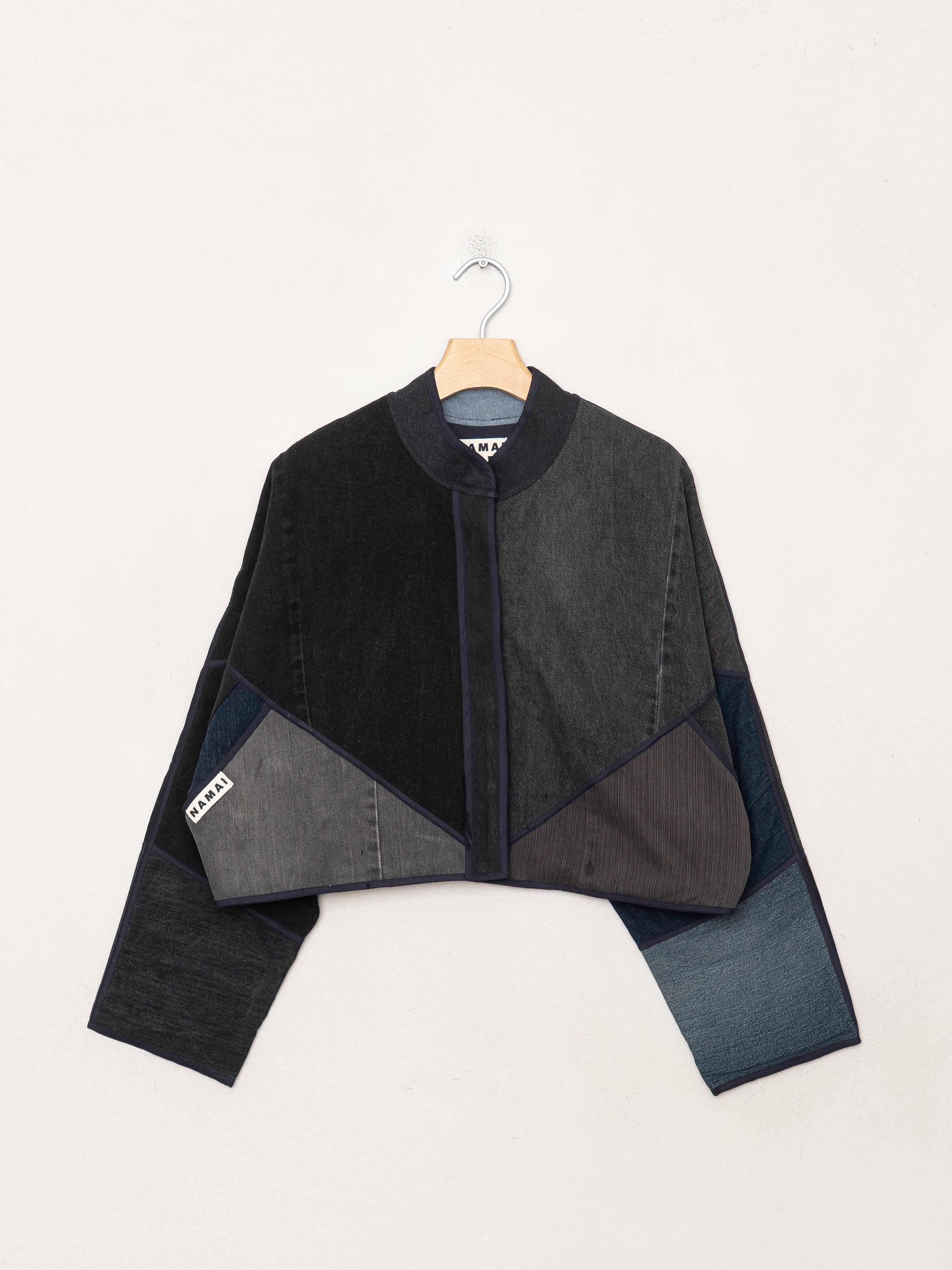 The Kaira Cropped Denim Jacket - Large