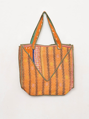 The Raksa Quilted Kantha Bag