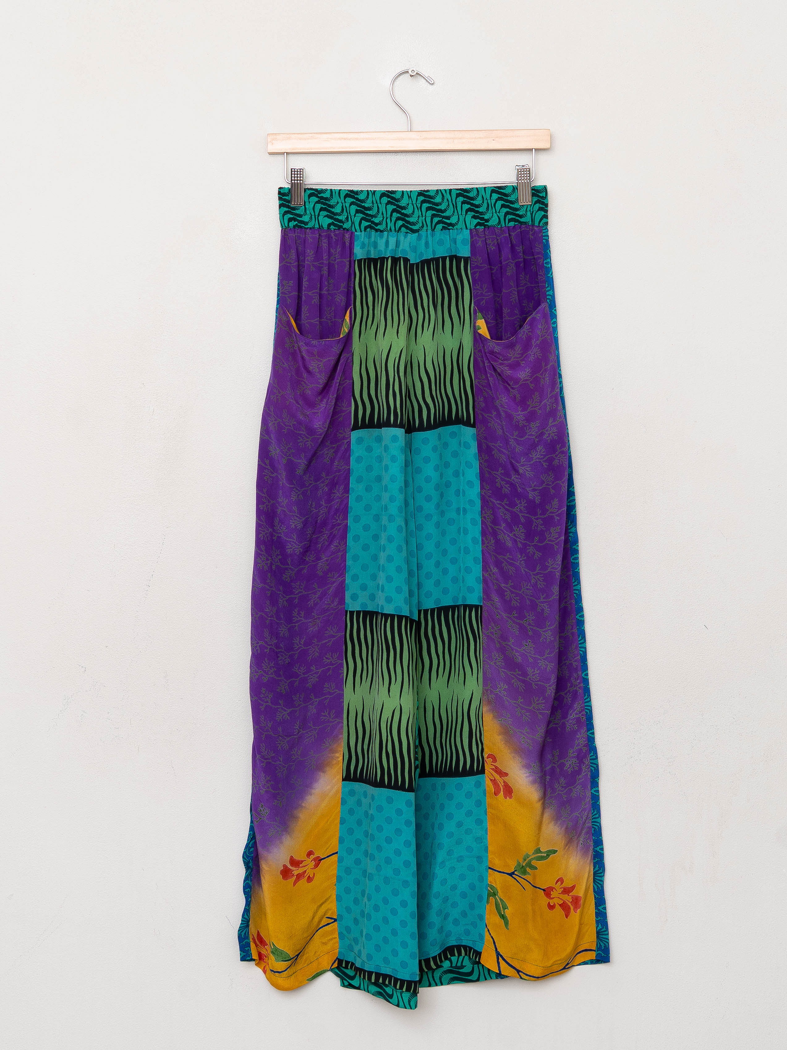 The Nayan Pant - Small - Upcycled Silk