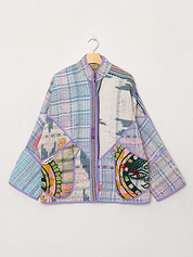 The Ladhiya Suzani Quilted Kantha Jacket
