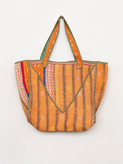 The Raksa Quilted Kantha Bag