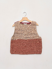 The Vishnu Knitted Vest - Small - Recycled Silk