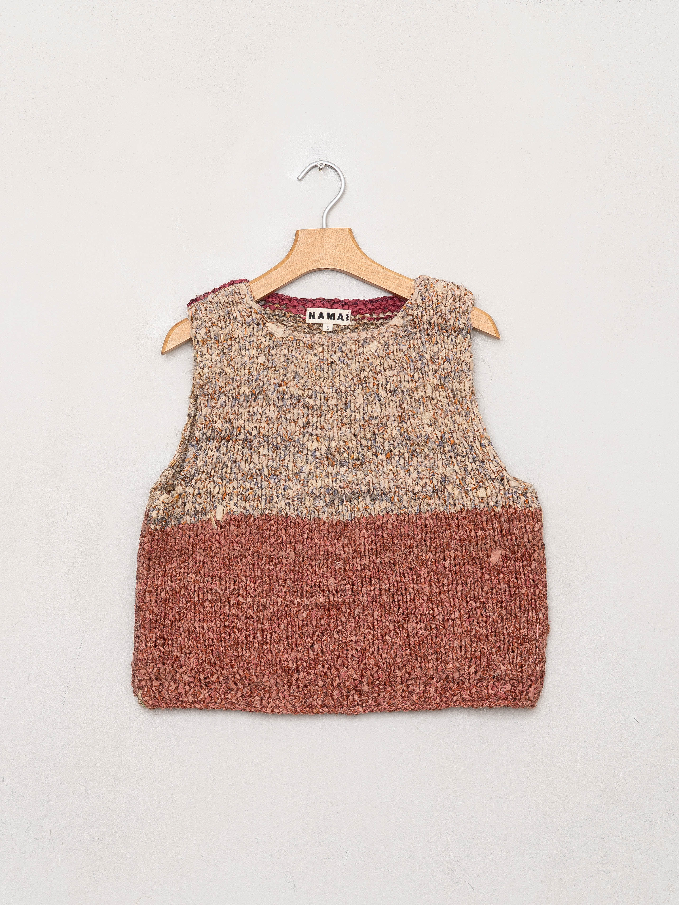 The Vishnu Knitted Vest - Small - Recycled Silk