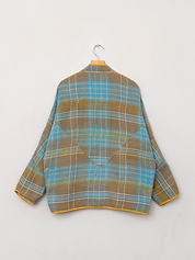 The Ladhiya Quilted Patchwork Kantha Jacket