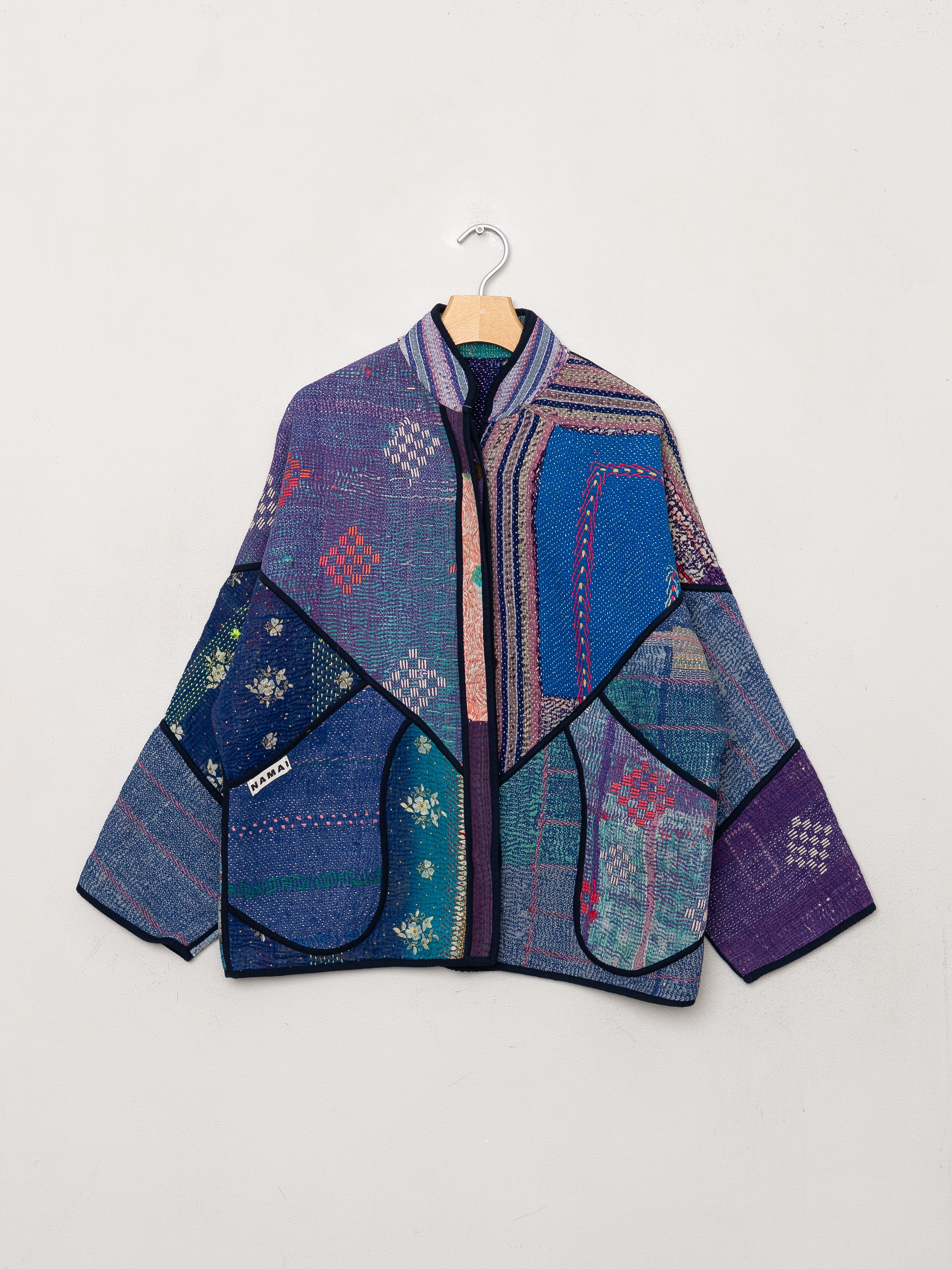 The Ladhiya Quilted Patchwork Kantha Jacket Wholesale