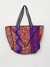 The Raksa Quilted Kantha Bag