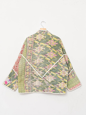 The Ladhiya Quilted Patchwork Kantha Jacket