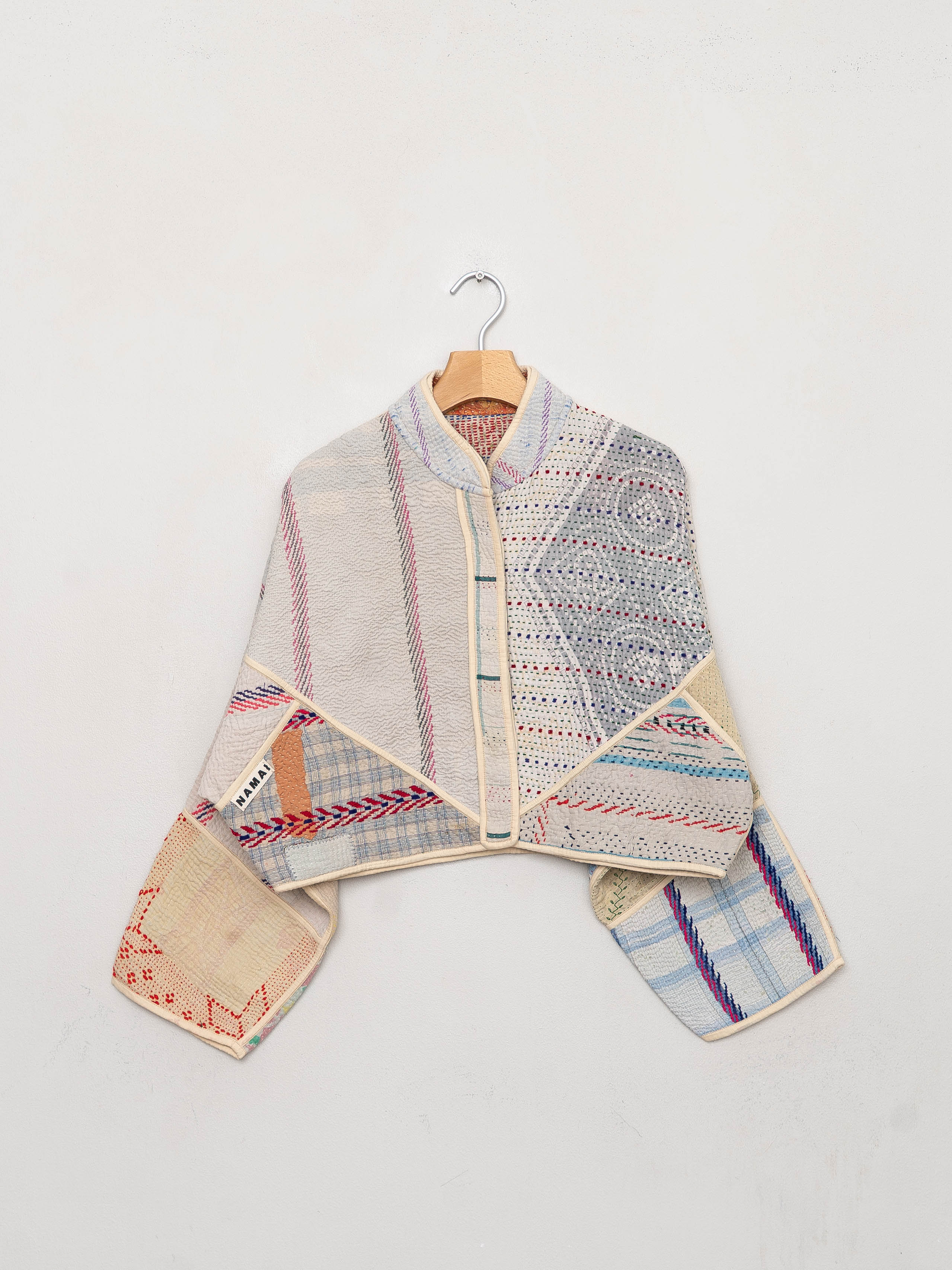 The Kaira Cropped Quilted Patchwork Kantha Jacket Wholesale