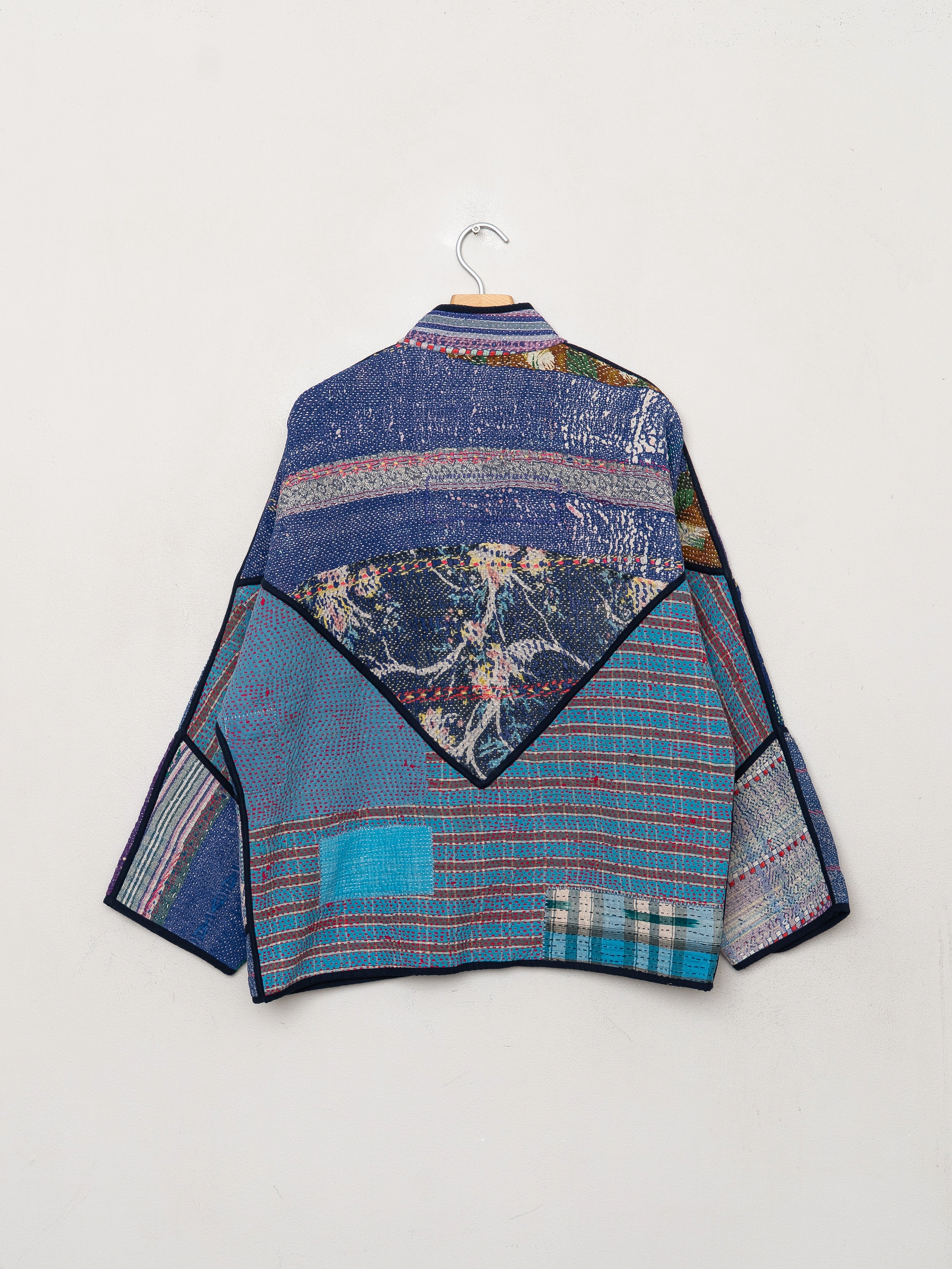 The Ladhiya Quilted Patchwork Kantha Jacket Wholesale