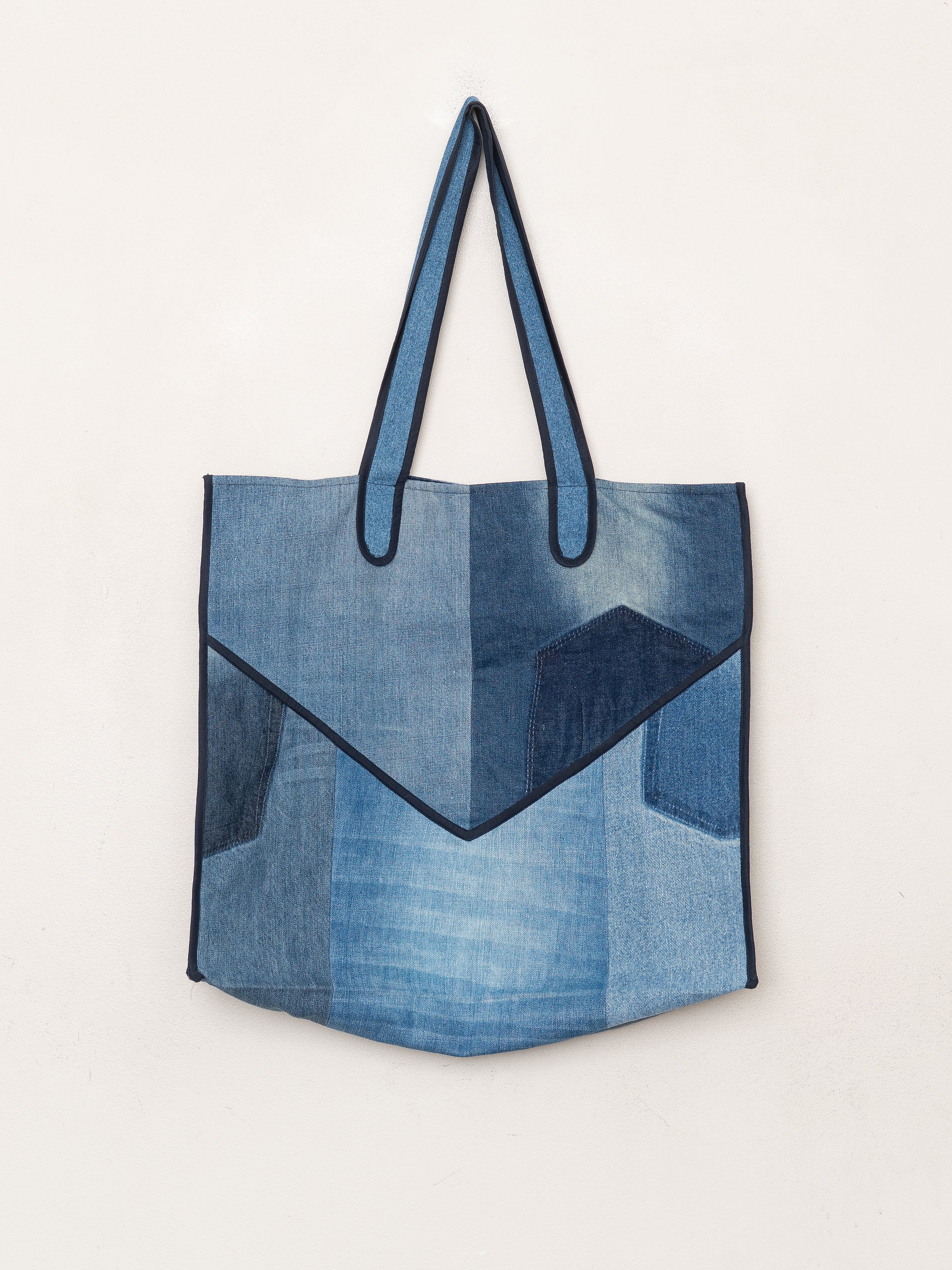 The Pasha Carryall Denim Tote Bag