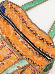 The Raksa Quilted Kantha Bag