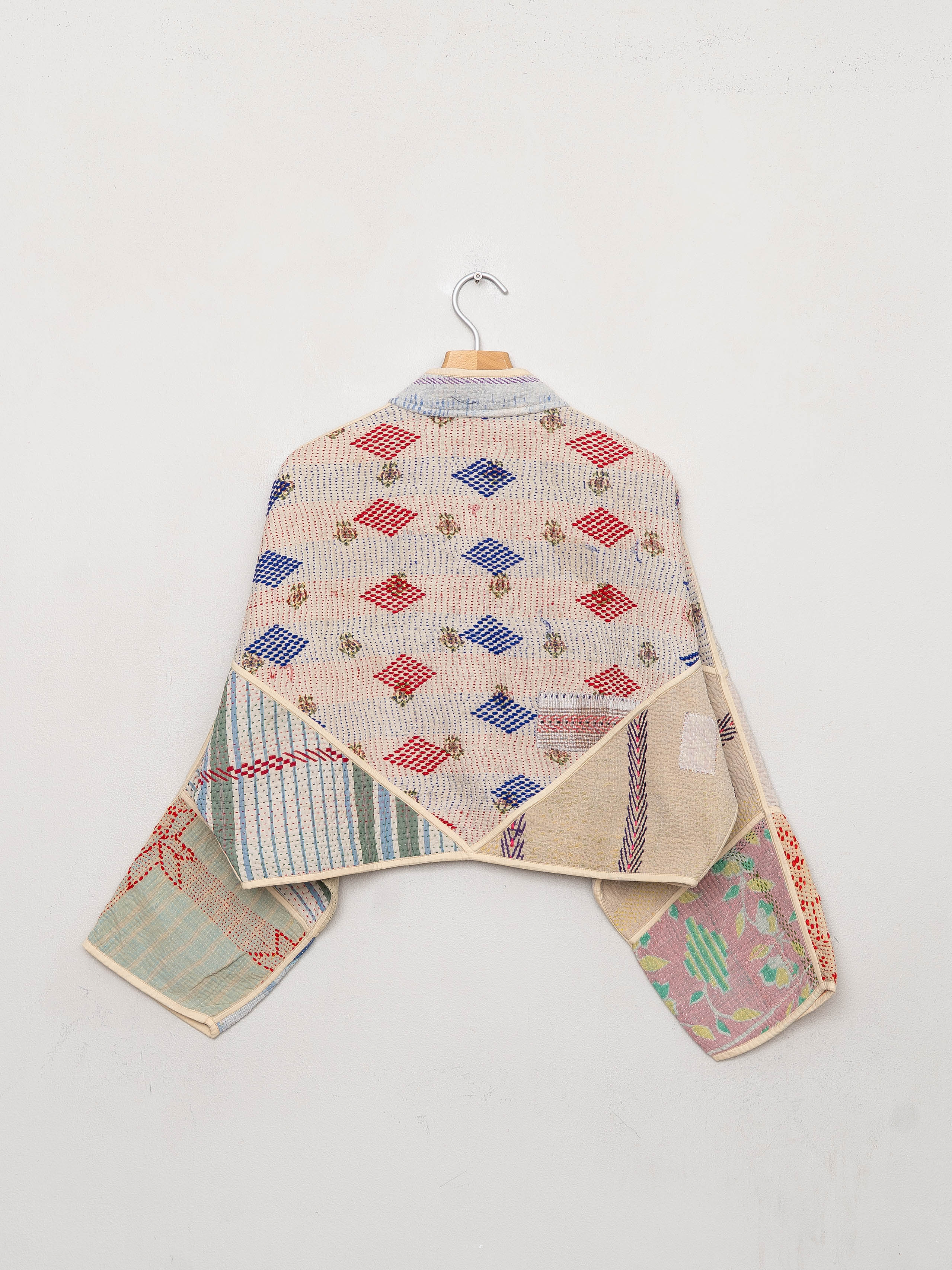 The Kaira Cropped Quilted Patchwork Kantha Jacket Wholesale