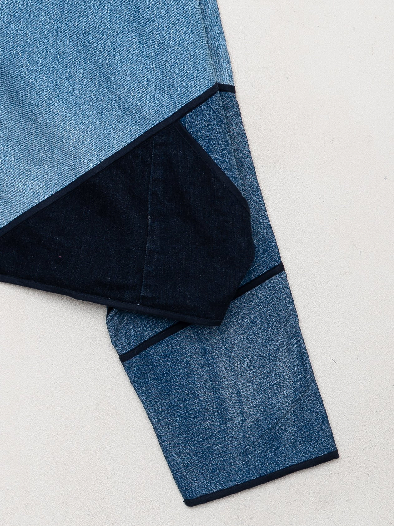The Kaira Cropped Denim Jacket - Large