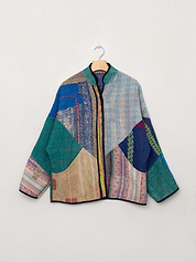 The Ladhiya Quilted Patchwork Kantha Jacket Wholesale