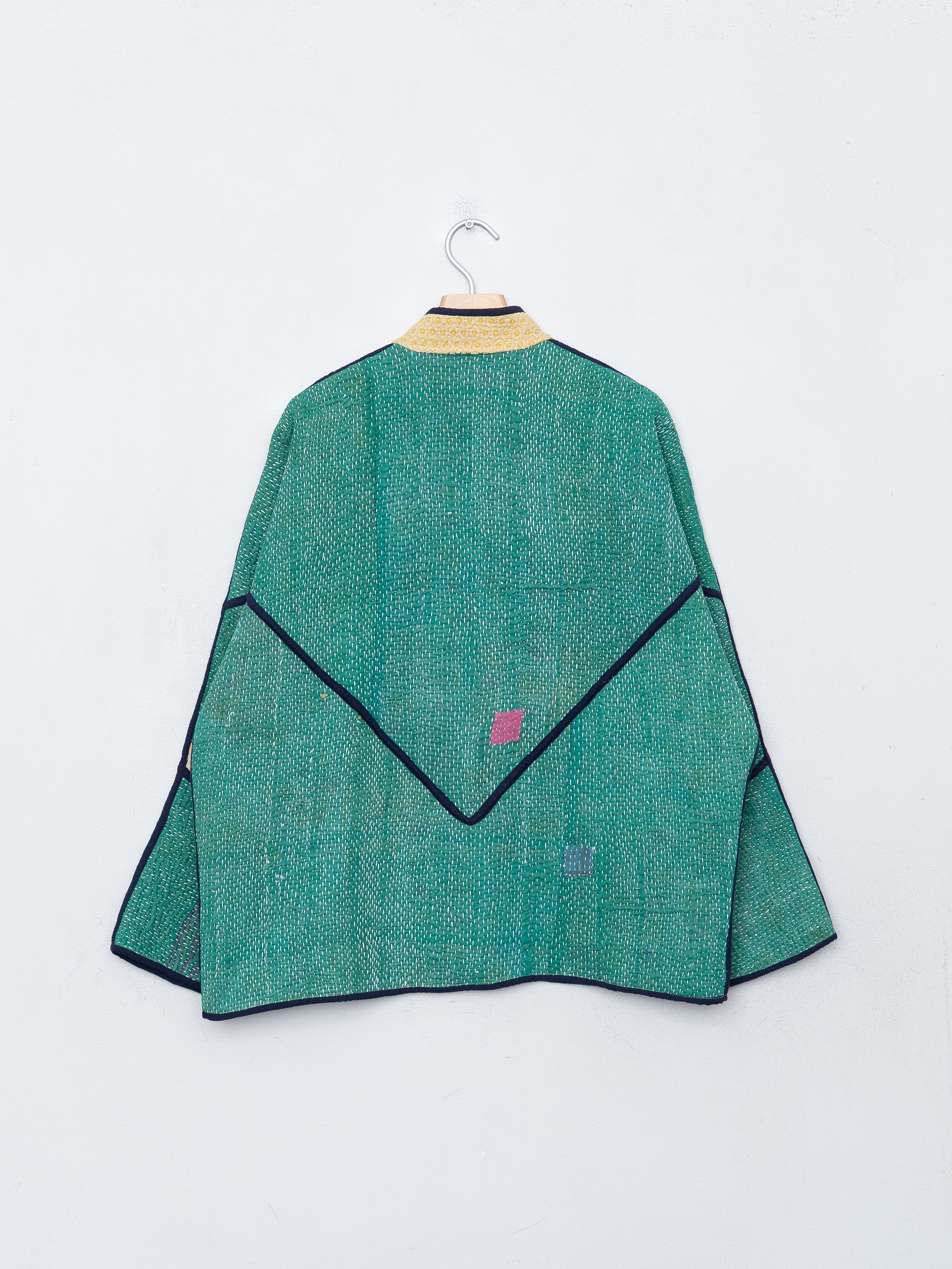 The Ladhiya Quilted Patchwork Kantha Jacket