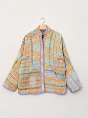 The Ladhiya Suzani Quilted Kantha Jacket