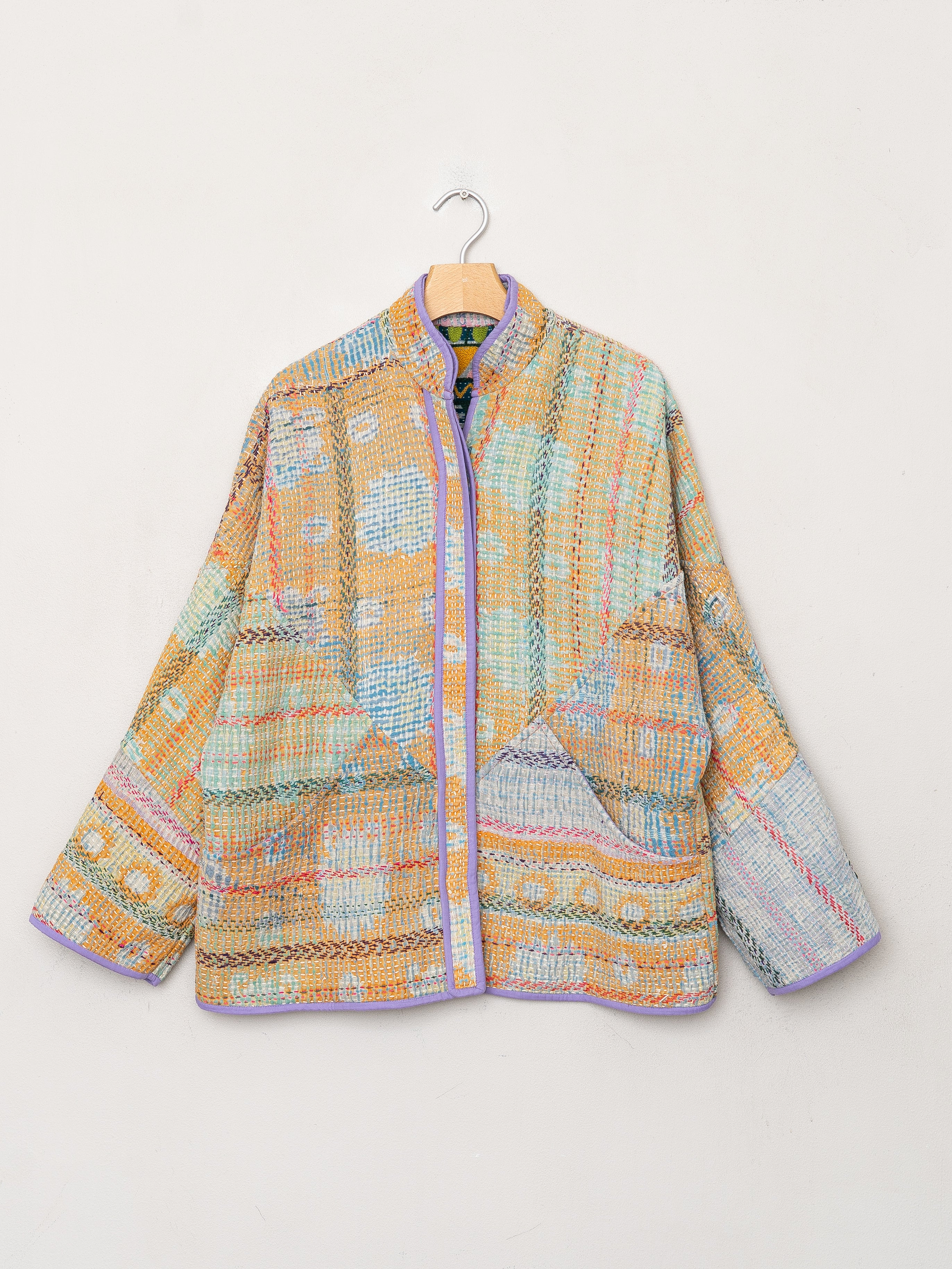 The Ladhiya Suzani Quilted Kantha Jacket