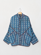 The Ishani Quilted Indigo Kantha Jacket Wholesale