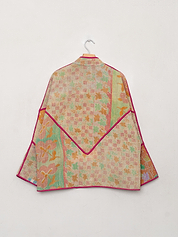 The Ladhiya Quilted Patchwork Kantha Jacket