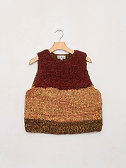 The Vishnu Knitted Vest - Small - Recycled Silk