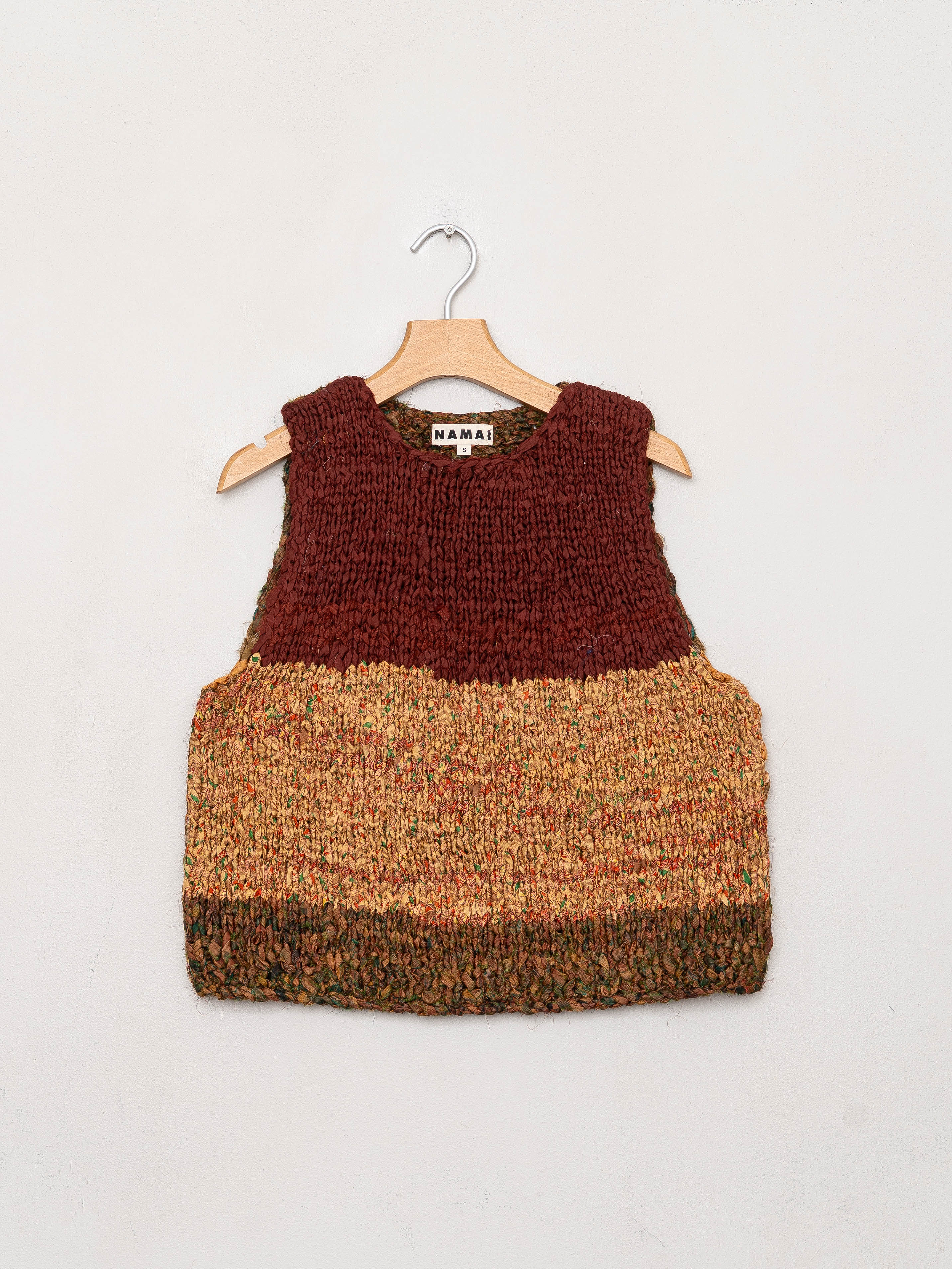 The Vishnu Knitted Vest - Small - Recycled Silk