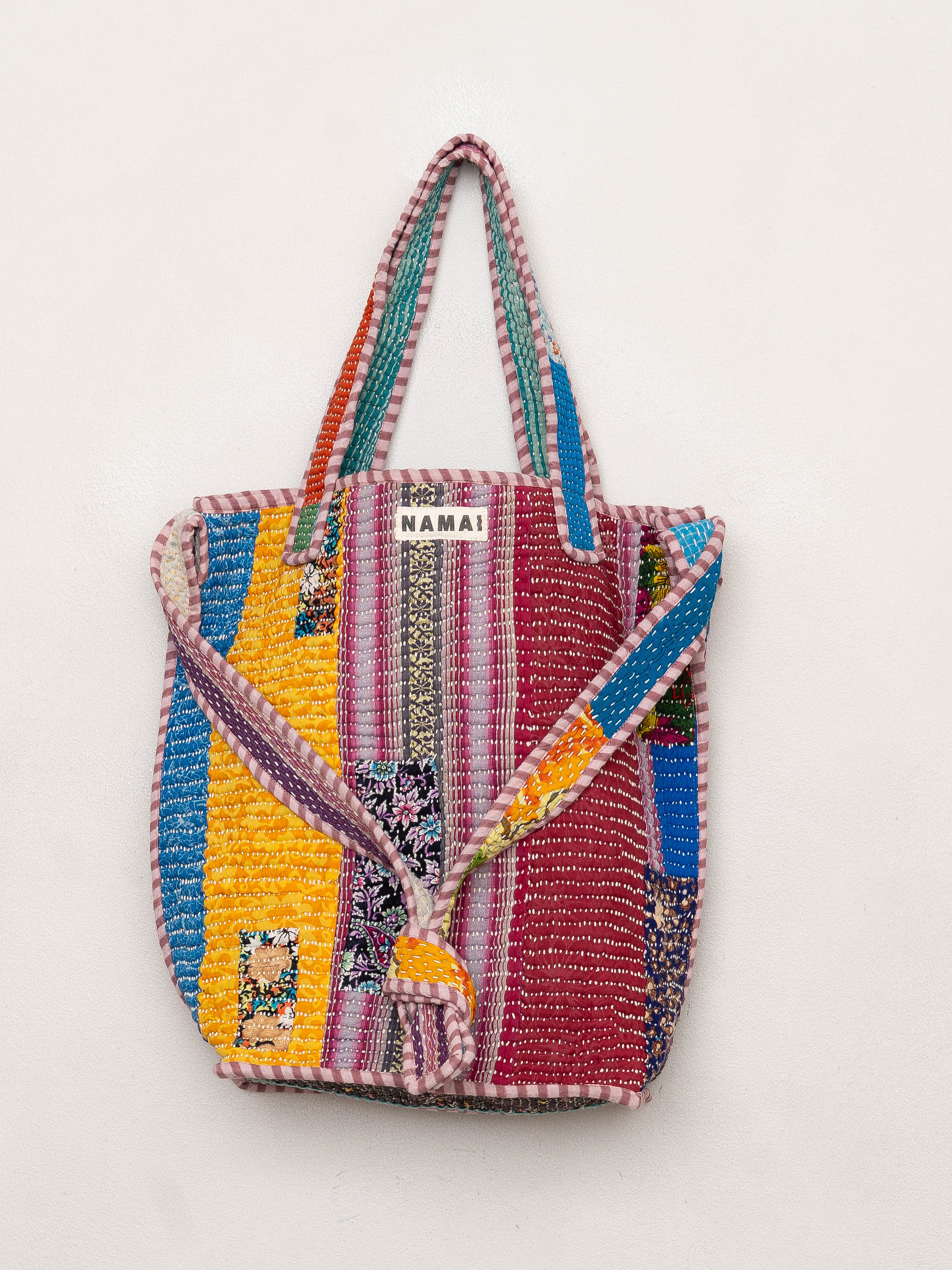The Xoti II Zero-Waste Quilted Kantha Bag