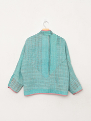 The Ladhiya Petite Quilted Patchwork Kantha Jacket