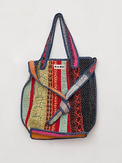 The Xoti II Zero-Waste Quilted Kantha Bag