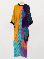 The Simmy Long Dress  - One Size - Upcycled Silk