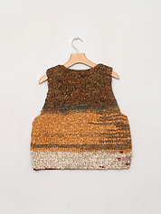 The Vishnu Knitted Vest - Small - Recycled Silk