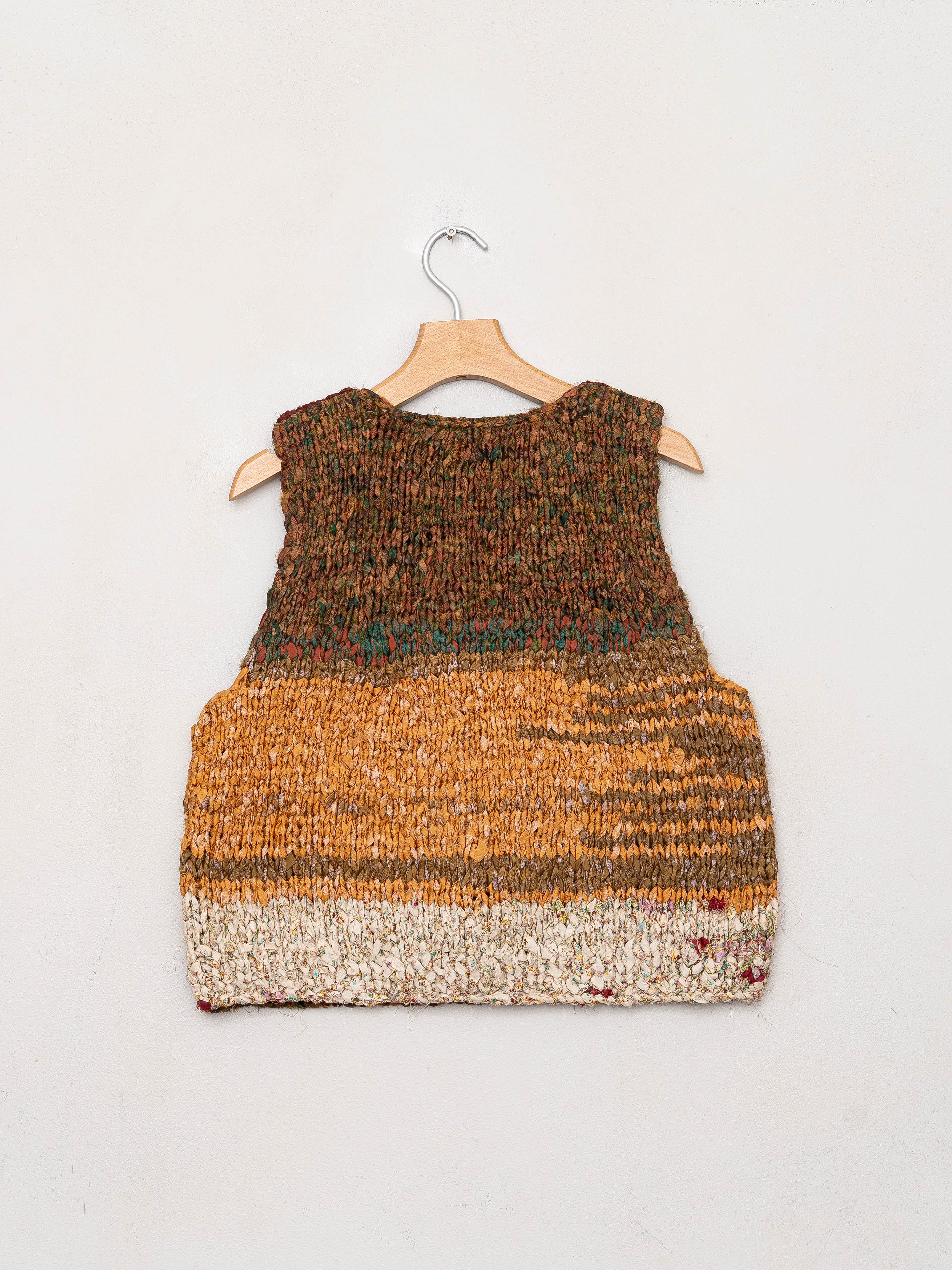 The Vishnu Knitted Vest - Small - Recycled Silk