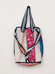 The Xoti II Zero-Waste Quilted Kantha Bag