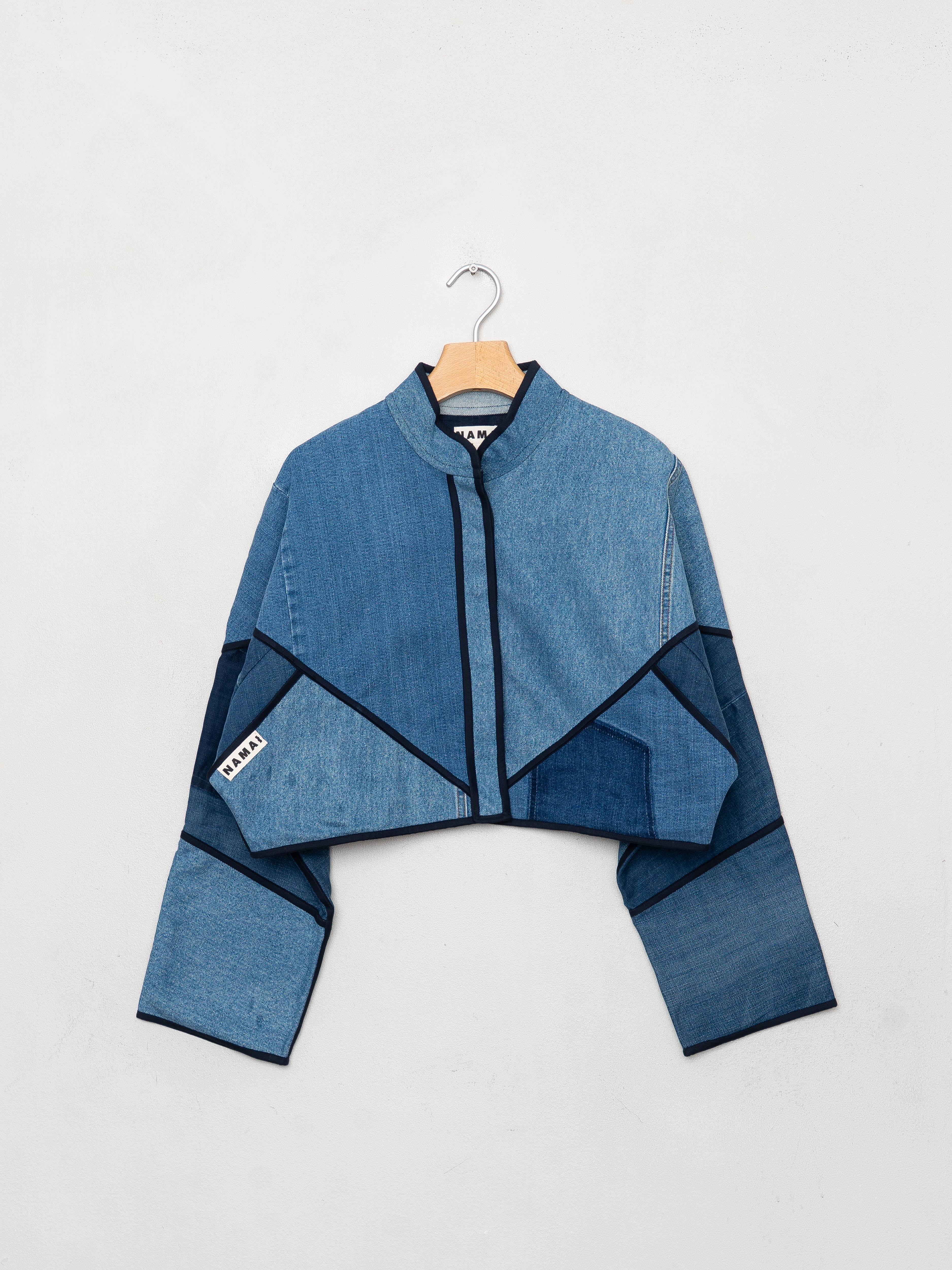 The Kaira Cropped Denim Jacket - Medium