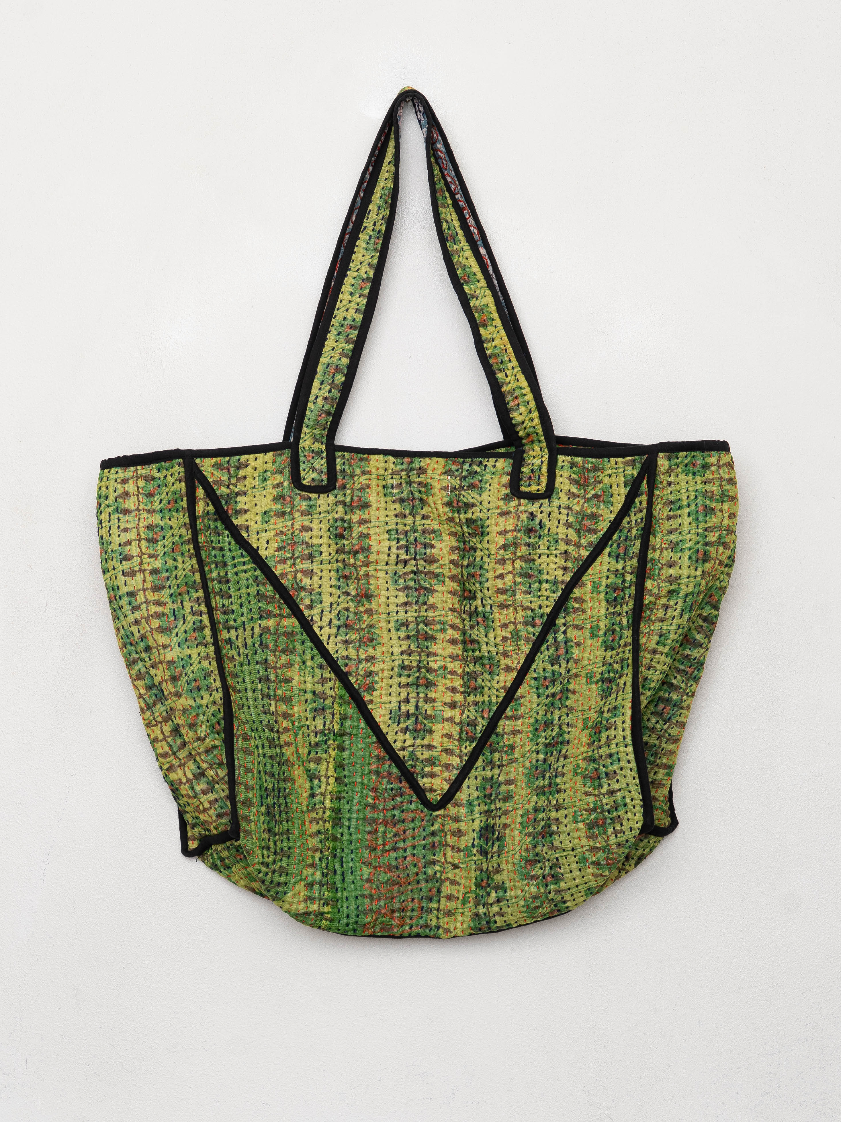 The Raksa Quilted Kantha Bag