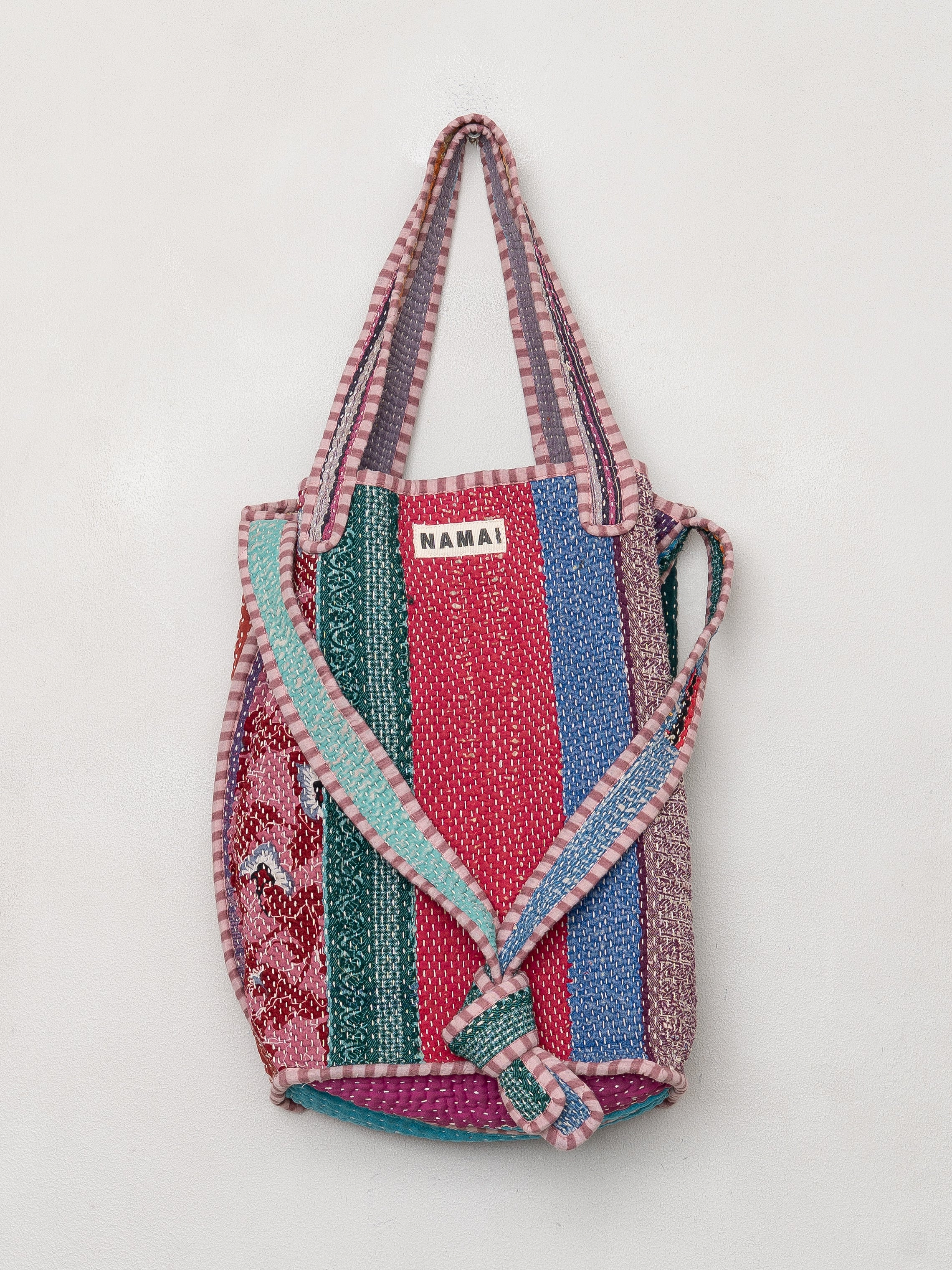 The Xoti II Zero-Waste Quilted Kantha Bag