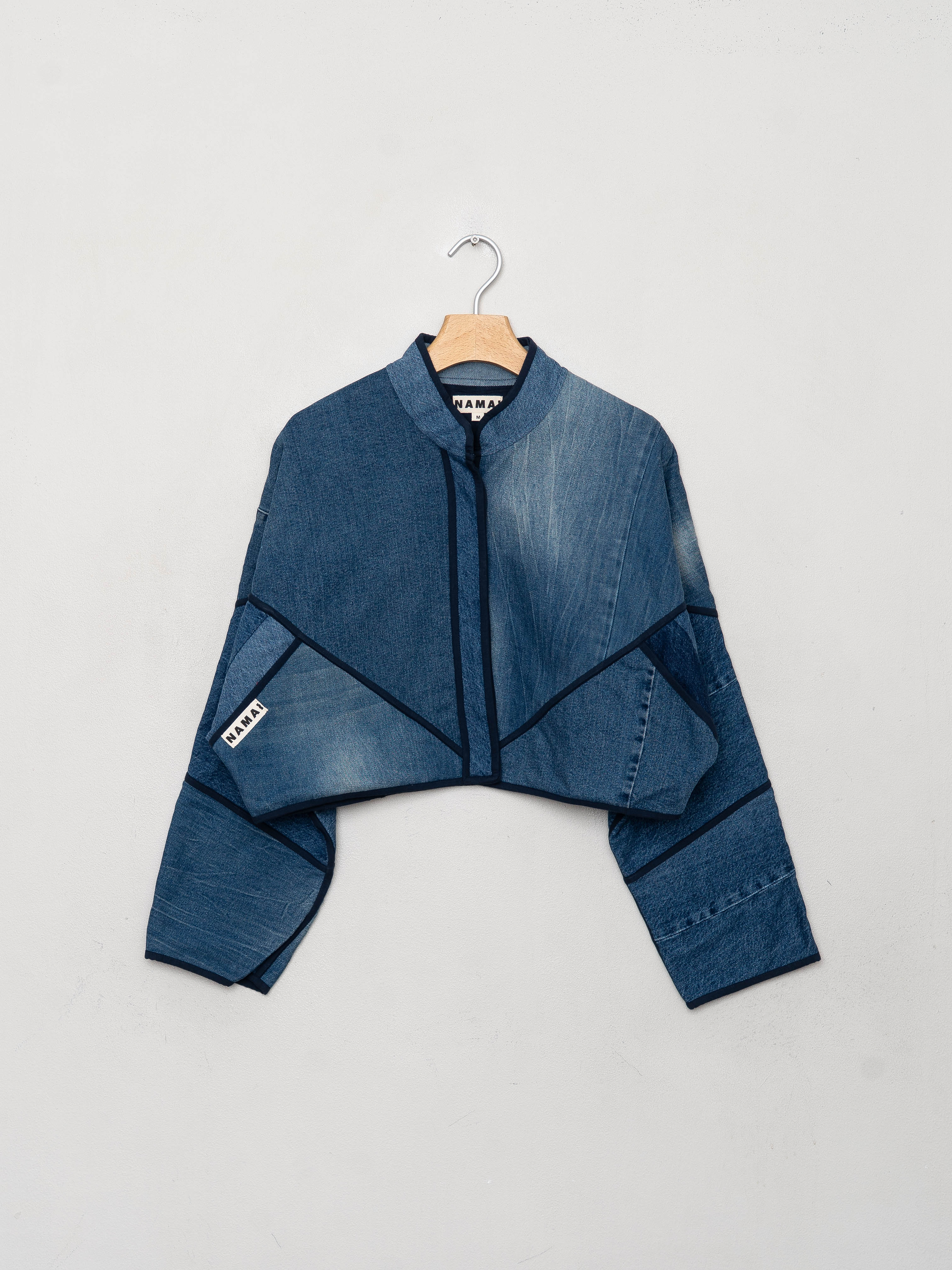 The Kaira Cropped Denim Jacket - Medium