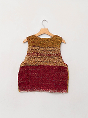 The Vishnu Knitted Vest - Small - Recycled Silk