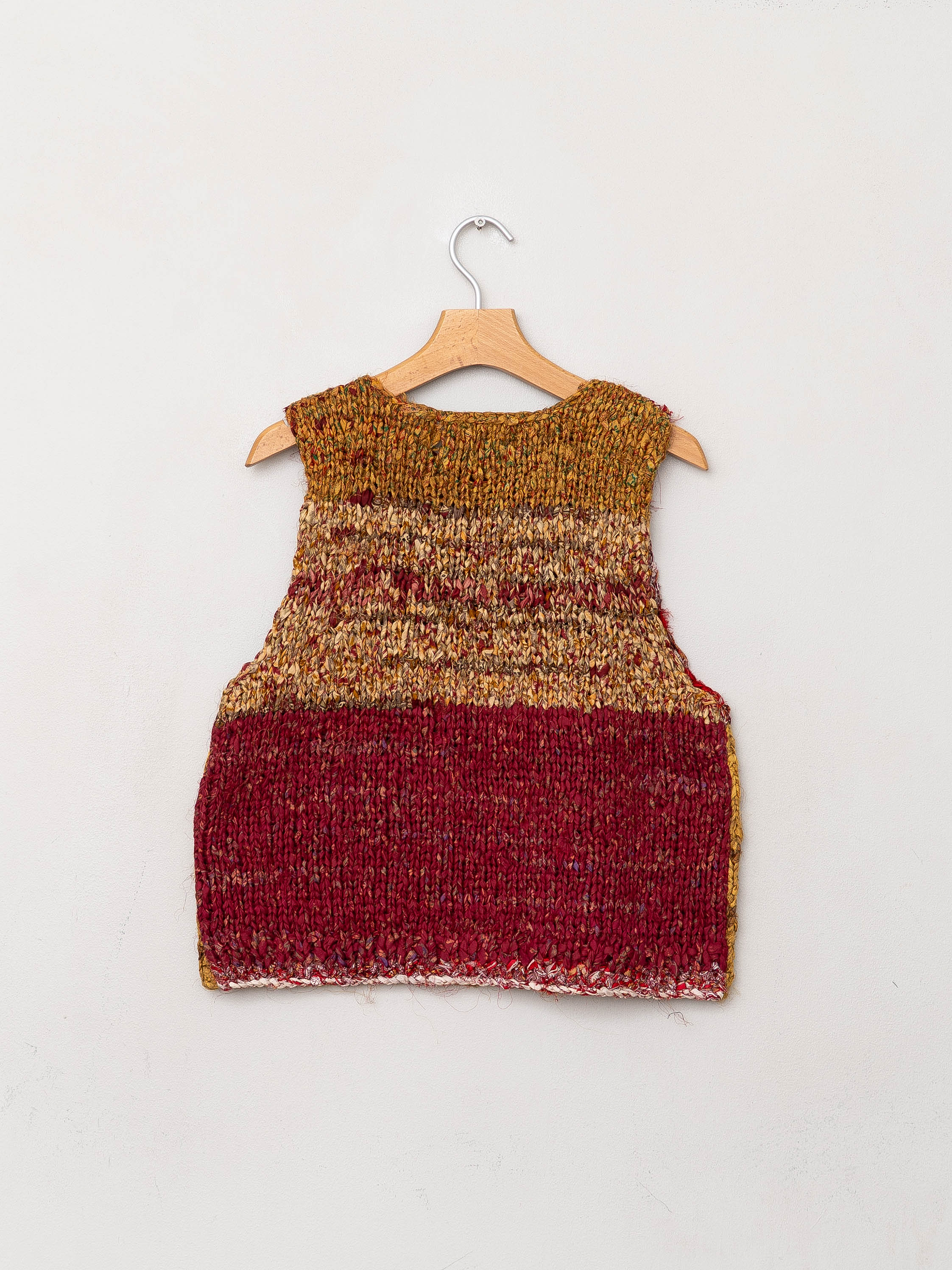 The Vishnu Knitted Vest - Small - Recycled Silk