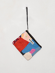 The Biju Vintage Kantha Quilted Zipper Pouch